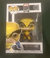 Image of Funko Pop! Wolverine Collectible Figure #547 Marvel 80th Anniversary