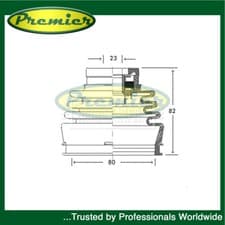 Image of Premier Front Left Inner CV Joint Boot Set Fits Fiat Lancia + Other Models