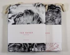 Image of TED BAKER FRESH START FLORAL PRINT 100% COTTON OXFORD PILLOWCASES X 2