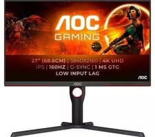 Image of AOC U27G3X/BK 4K Ultra HD 27", 160Hz IPS LED Gaming Monitor
