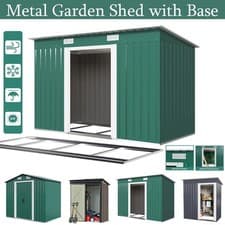 Image of Outdoor Bicycle Shed Bike Storage Tool Box Garden Garbage Bin House Lockable NEW