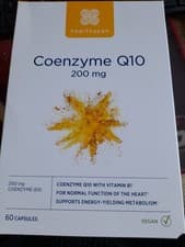 Image of Healthspan Coenzyme Q10 200mg 60 Capsules heart, metabolism help hs