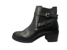 Image of Moda In Pelle Libres LEATHER ANKLE HEELED BOOTS WOMENS UK 5 EU 38 REF SF419-