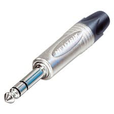 Image of Neutrik 3 Pole 6.35mm Stereo Jack Plug