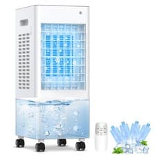 Image of Evaporative Air Cooler 4 in 1 Humidifier Fan Purifier 8L Tank Remote Control 85W