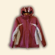 Image of Trespass Pink & White Waterproof Technical Performance Jacket | UK Size M