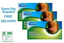 Image of Adult 4g Glycerin Suppositories for Constipation Relief Glycerol FAST DISPATCH