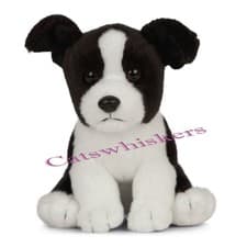 Image of Living Nature  Border Collie Puppy Plush Soft Toy Dog Teddy Gift   16.5cmH.