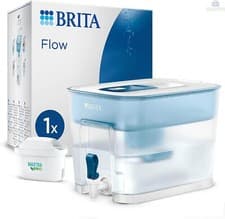 Image of BRITA Flow Water Filter Tank 8.2L Fridge Dispenser Jug + 1 Maxtra Pro Cartridge