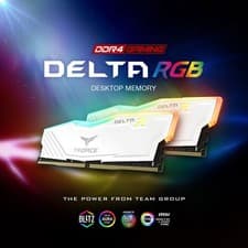 Image of TEAMGROUP Team T-Force Delta RGB DDR4 RAM 16GB, 2 x 8 GB, 3200 Mhz, White