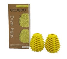 Image of 2 Ecoegg Tumble Dryer Egg Ball Reusable Fragrance Free Laundry