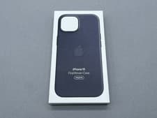 Image of Genuine Apple FineWoven Case with MagSafe for iPhone 15 - Black - NEW