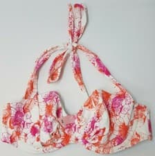 Image of Ex Boux Avenue Women's Orange/Pink Mix Maldives Bikini Swimsuit Set (V27)