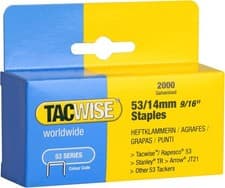 Image of Tacwise 0338 Type 53 / 14 mm Galvanised Staples, Pack of 2000