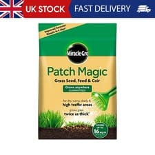 Image of Miracle-Gro Patch Magic Grass Seed, Feed and Coir 3.6 kg - 48 patches