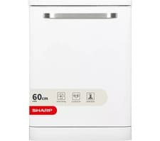 Image of SHARP QW-DX41F47EW Full-size Dishwasher - White