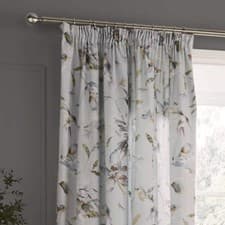 Image of Voyage Maison Tafuna Lined Pencil Pleat Pair of Curtains in Dawn