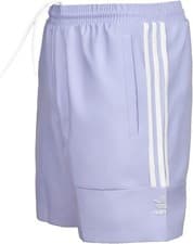 Image of ADIDAS ORIGINALS 3 STRIPES LOCKUP SWIM SHORTS LILAC UK M-2XL LAST NEW RRP £40