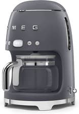 Image of Smeg Drip DCF02GRUK Filter Coffee Machine With Filter in Grey