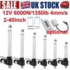 Image of 6000N Linear Actuator 12V DC Electric Linear Motor for Door opener 4-40inch UK
