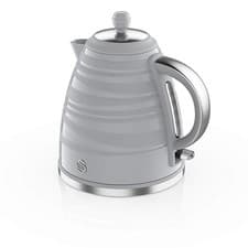 Image of Swan 1.7L Symphony Grey 3000W Jug Kettle Auto Off Dry Protect Cordless Design