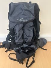Image of Tripole Walker 65 Litre Trekking & Backpacking Rucksack Black/Grey..UK