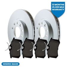 Image of Front Brake Discs & Pads Fits Renault Kangoo Kangoo Be Bop Kangoo/Grand Kangoo