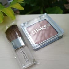 Image of Clinique Blushing Blush Powder Blush 20 Bashful Plum 1.8g with Brush