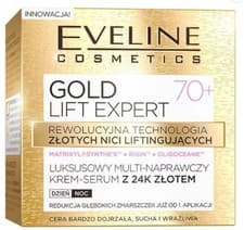 Image of Eveline Gold Lift Expert 70+ multi repair face cream serum very mature skin 50ml