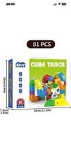 Image of 81 PCS  Gravity-Defying Electric Train Set - Flexible 3D Race Track for Kids 4-8