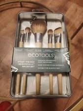 Image of EcoTools 6 Piece Start The Day Beautifully Makeup Brush Set Makeup Brushes For
