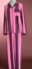 Image of WOMENS CHELSEA PEERS STRIPED PJS NEW WITHOUT TAGS UK 10 DIRECT FROM MANUFACTURE