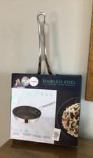 Image of Jamie Oliver by Tefal Cook's Classics Stainless Steel Frying Pan, 24cm - RRP £60