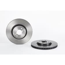 Image of Brake Disc x2 Front Fits Renault Scenic 2 Grand Scenic 2 - Brembo 09.9895.11