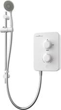Image of Gainsborough Slim Mono 9.5kW Electric Shower - White, High Flow Rate
