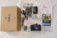 Image of OM SYSTEM OM-5 Digital Camera with 12-45mm F4.0 PRO Lens - Black