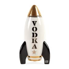 Image of NEW Jonathan Adler Rocket Decanter Vodka w/Real Gold Lustre 833ml