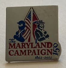 Image of CIVIL WAR MARYLAND CAMPAIGN 150TH ANNIV SPECIAL PIN ANTIETAM HARPERS FERRY 1862
