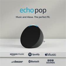 Image of Amazon Echo Pop Full sound compact Wifi and Bluetooth smart speaker with Alexa