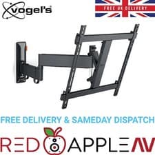 Image of Vogels TVM 3445 TV Double Arm Black Wall Bracket 32-65" TVs FREE Postage