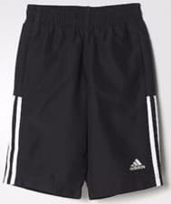 Image of ADIDAS ESSENTIALS BERMUDA SHORTS BLACK WOVEN BOYS 5-6 YEARS BRAND NEW WITH TAGS