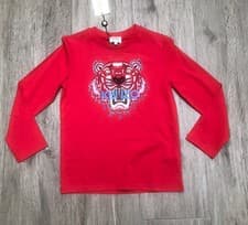 Image of Kenzo Paris kids t shirt long sleeved age 8 years new red
