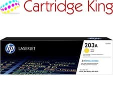 Image of HP 203A Original Yellow LaserJet Toner Cartridge - CF542A