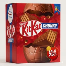 Image of Kit Kat Chunky Large Milk Chocolate Easter Egg 190g