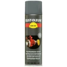 Image of Rust-Oleum Hard Hat Top Coat Aerosol Heat Resistant Spray Can Paint 500ml