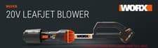 Image of WORX Cordless LEAF BLOWER / WG543E.9 / 20V Powershare LEAFJET 20V / TOOL ONLY