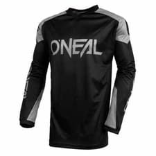 Image of ONeal Matrix Ridewear Long Sleeve Jersey Black/Grey (X Large)