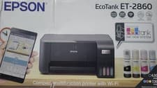 Image of Epson EcoTank ET-2860 Printer – Black – Excellent Condition