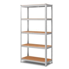 Image of 5 Tier Racking Shelf Heavy Duty Garage Shelving Storage Shelves Unit Organiser