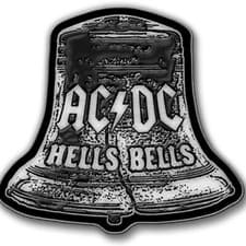 Image of AC/DC metal pin badge - choice of 7